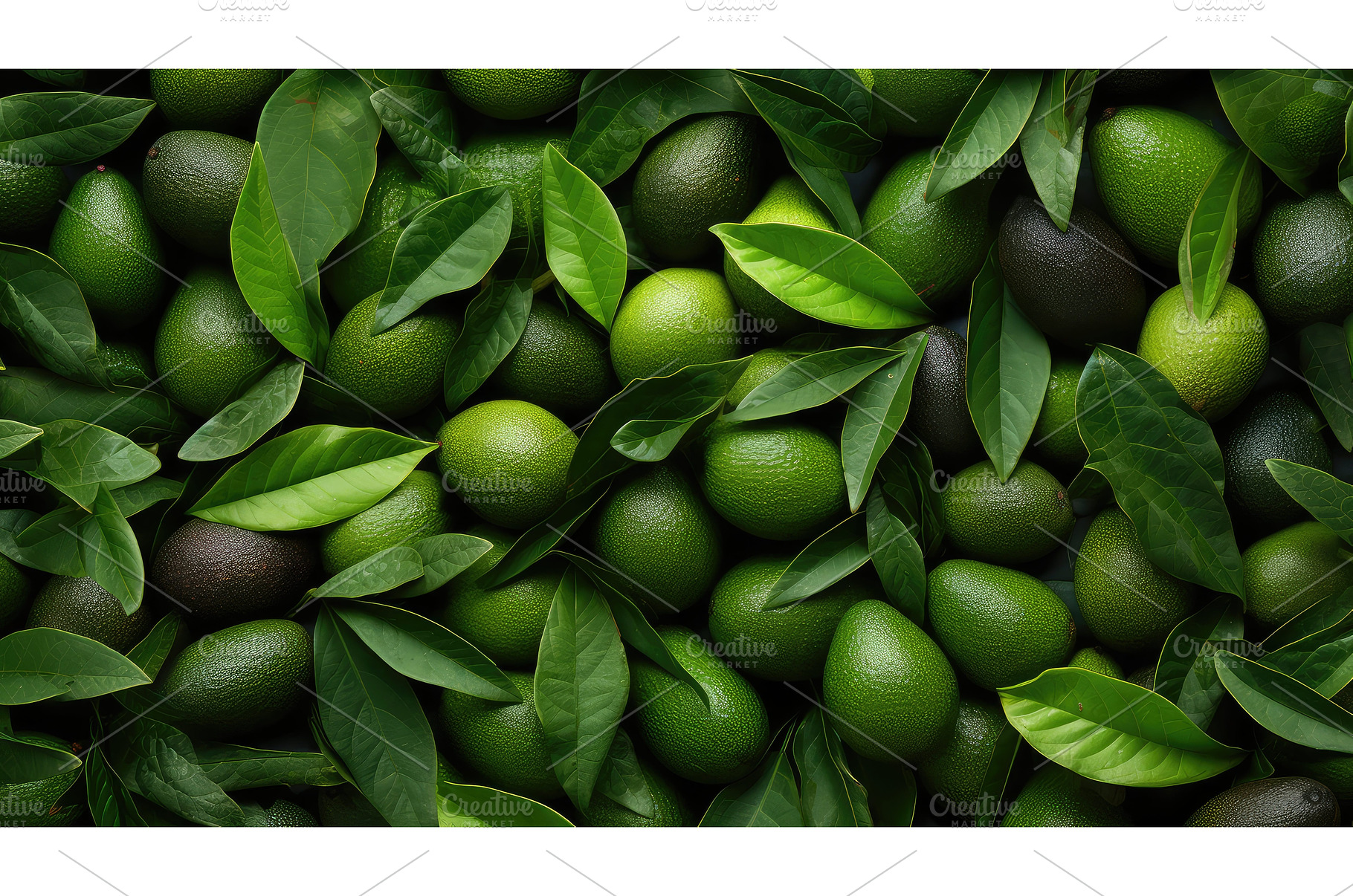 nature leaves avocado background ai, a Background Photo by pikepicture