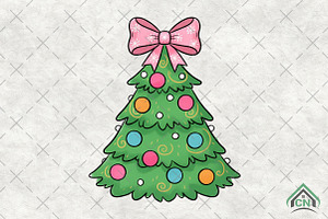 Christmas Tree PNG, an Illustration by Craft Nest