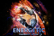 Energetic Photoshop Action, an Action Add-On by Design Forest (Thumbnail 1 of 10)