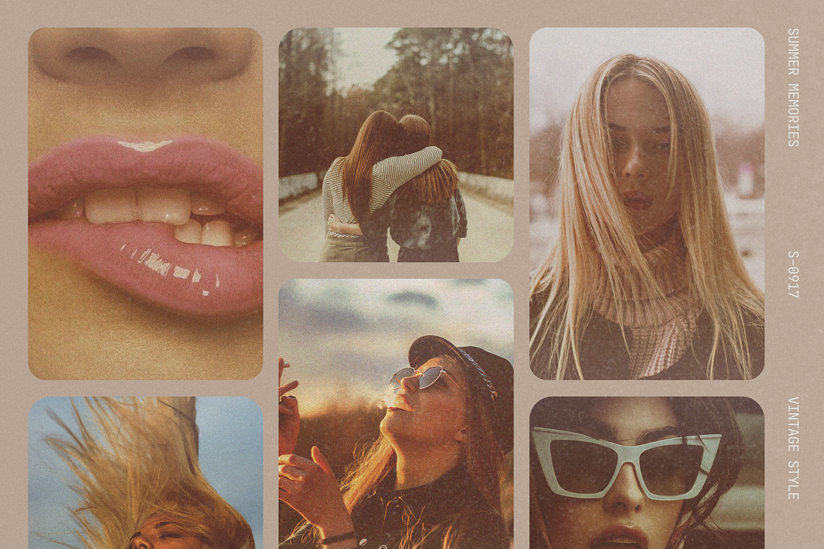 80s Pink Vintage PSD Photo Effect, an Object Graphic by Photohacklovers (Photo 2 of 7)