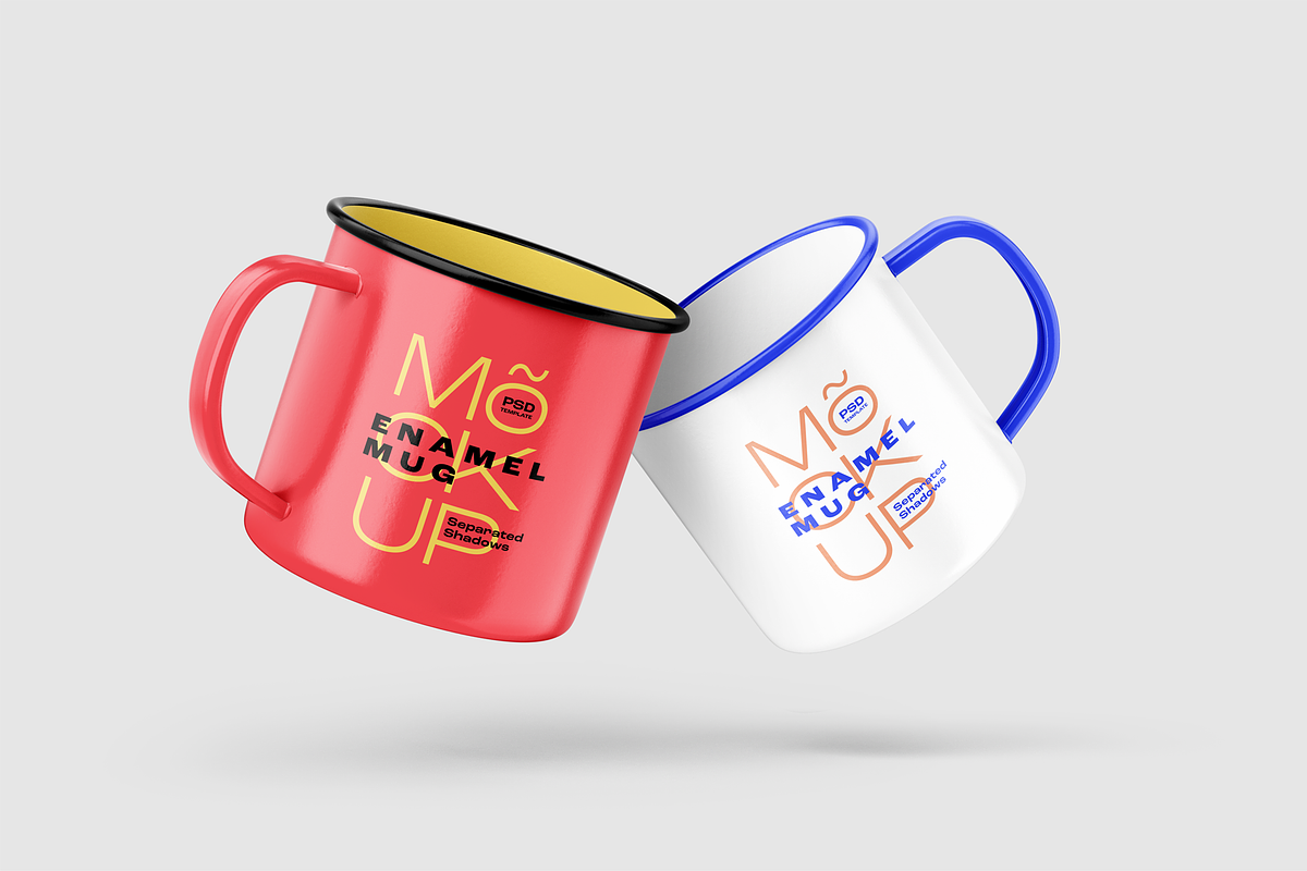 Enamel Mug Mockup, a Cups & Container Mockup by Hubzway (Photo 1 of 2)