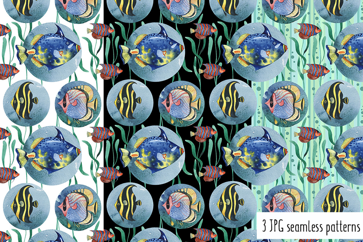 Tropical fish bundle, an Animal Illustration by Mehendra Art (Photo 3 of 6)
