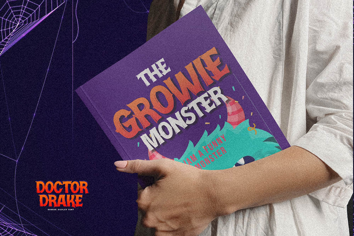 Doctor Drake - Horror Display Font, a Font by Gassstype (Photo 2 of 8)