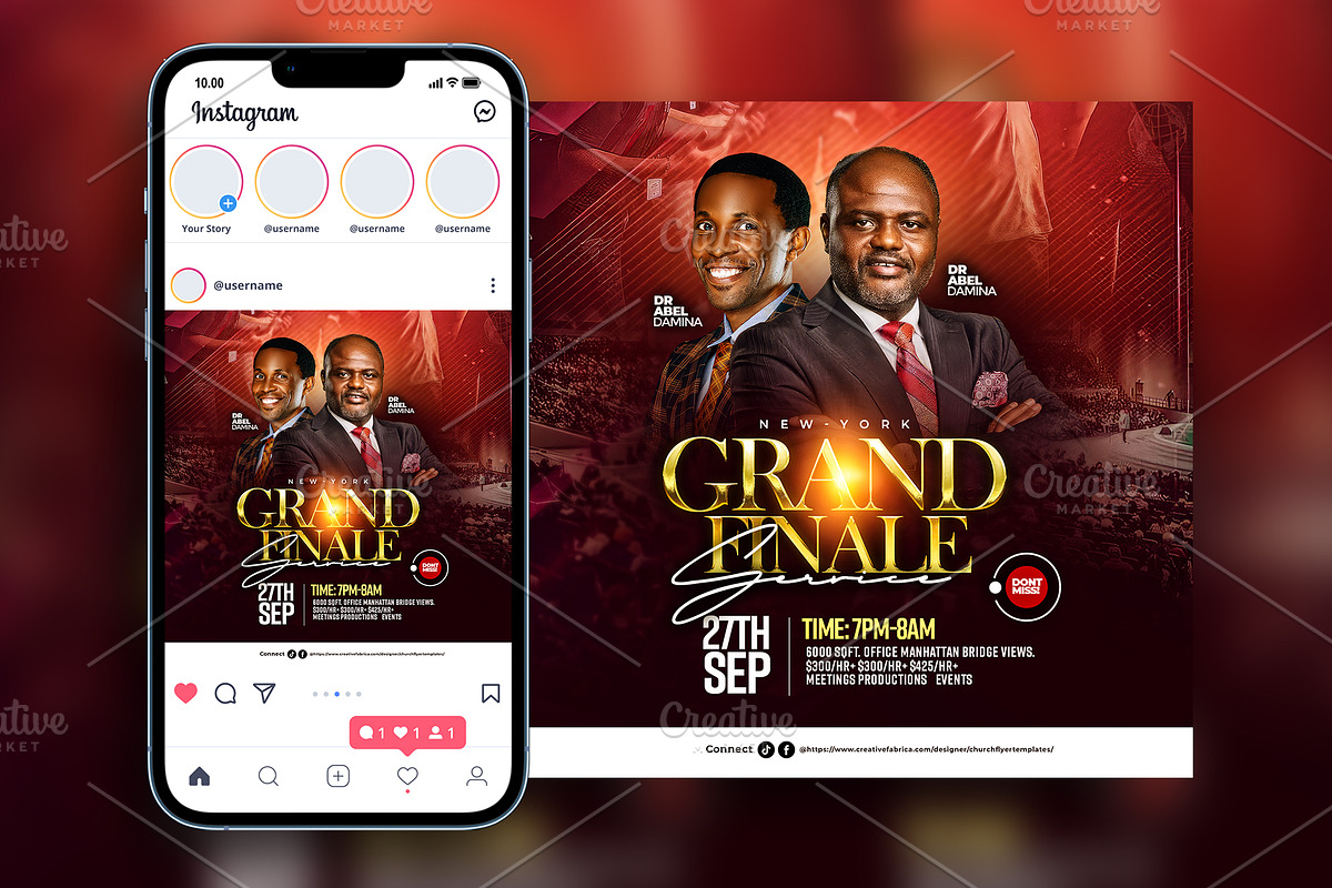 grand finale church flyer template, a Flyer Template by church flyer templates (Photo 4 of 4)