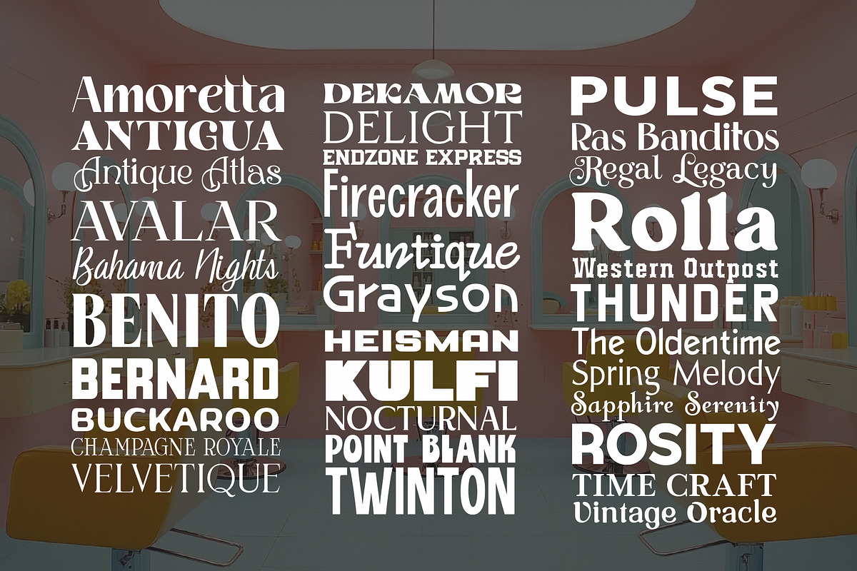 Andersonian Aesthetic Font Bundle, a Sans Serif Font by HipFonts (Photo 2 of 10)