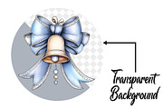 Christmas Bow Clipart, an Illustration by Pixels.Craft (Thumbnail 2 of 6)