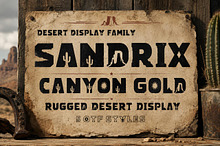 SANDRIX Western Desert Font Family