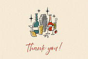 Cocktail & Jazz Hand Drawn Clipart, an Object Illustration by Teresa Art Store (Thumbnail 8 of 8)