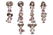 Pink Nurse PNG Clipart Bundle, a Person Illustration by Nicolle's Colorful Art (Thumbnail 4 of 4)