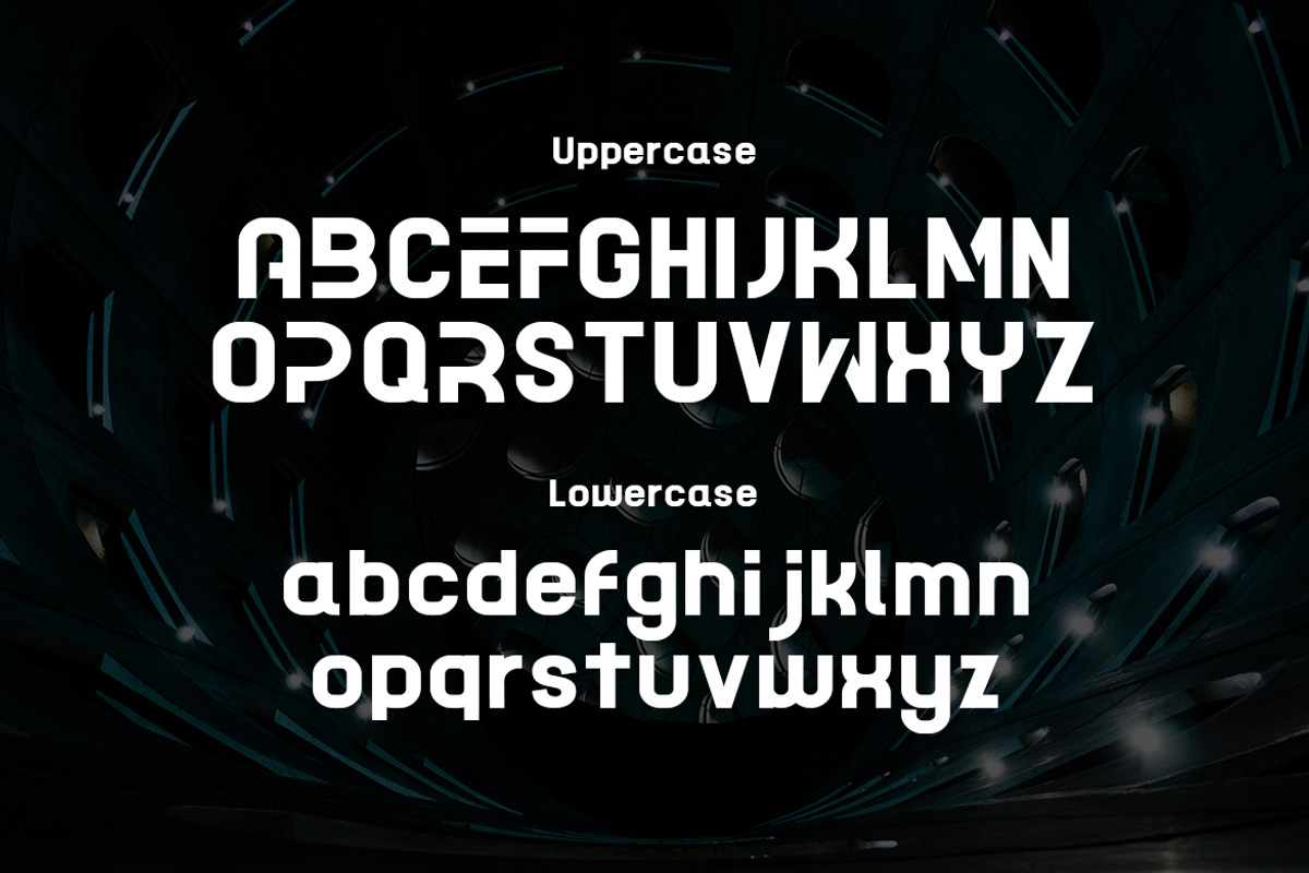 Acetone – Futuristic Font, a Font by Typefactoryco (Photo 2 of 10)