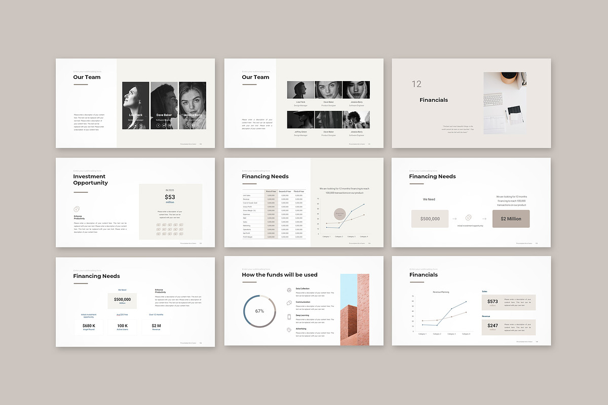 Pitch Deck PowerPoint Template, a Presentation Template by CreativityForest (Photo 15 of 16)