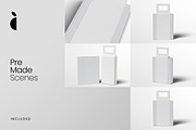 Handle Product Box Mockup Kit, a Packaging Mockup by Catkie - Digital Art (Thumbnail 2 of 9)