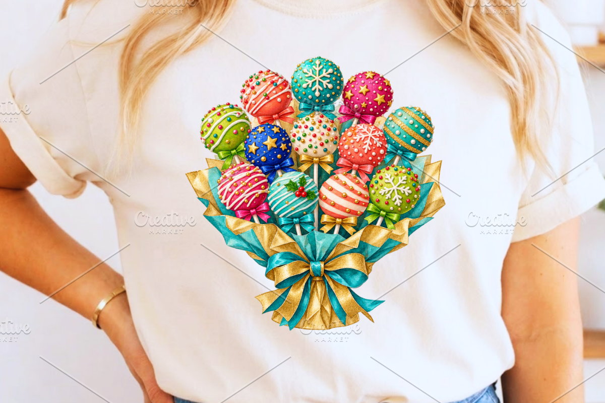 Christmas Bakery Watercolor Cliparts, a Food Illustration by Ink Gallery (Photo 11 of 13)
