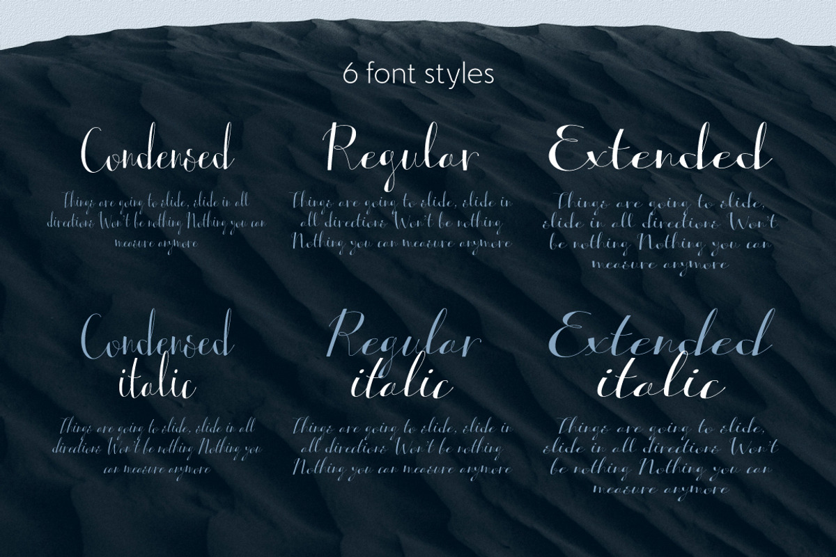 Contrast hand font Alterscript preview 6