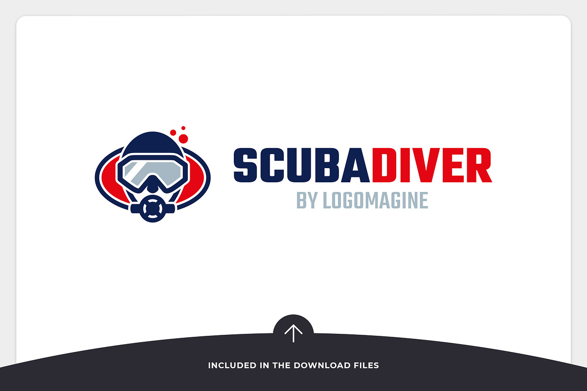 Scuba Diver Logo Template, a Branding & Logo Template by LOGOMAGINE (Photo 14 of 16)