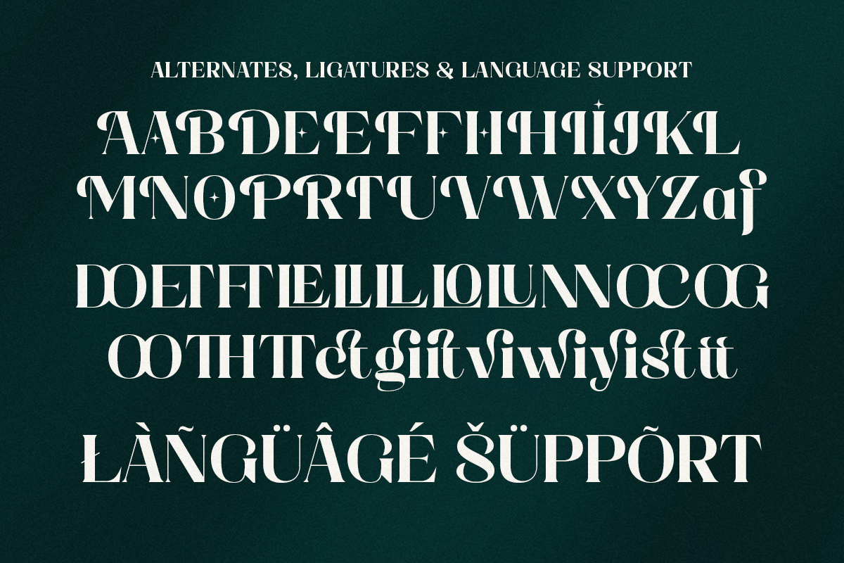 Rhedova - Modern Bold Luxury Serif, a Serif Font by Shakira Studio (Photo 9 of 10)