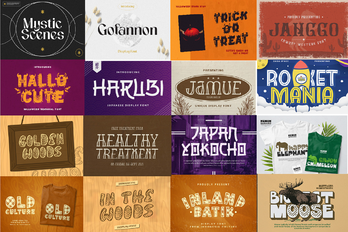 2400+ Fonts, Fonts Bundle, Fonts, a Script Font by Chipshpow Graphics (Photo 5 of 8)