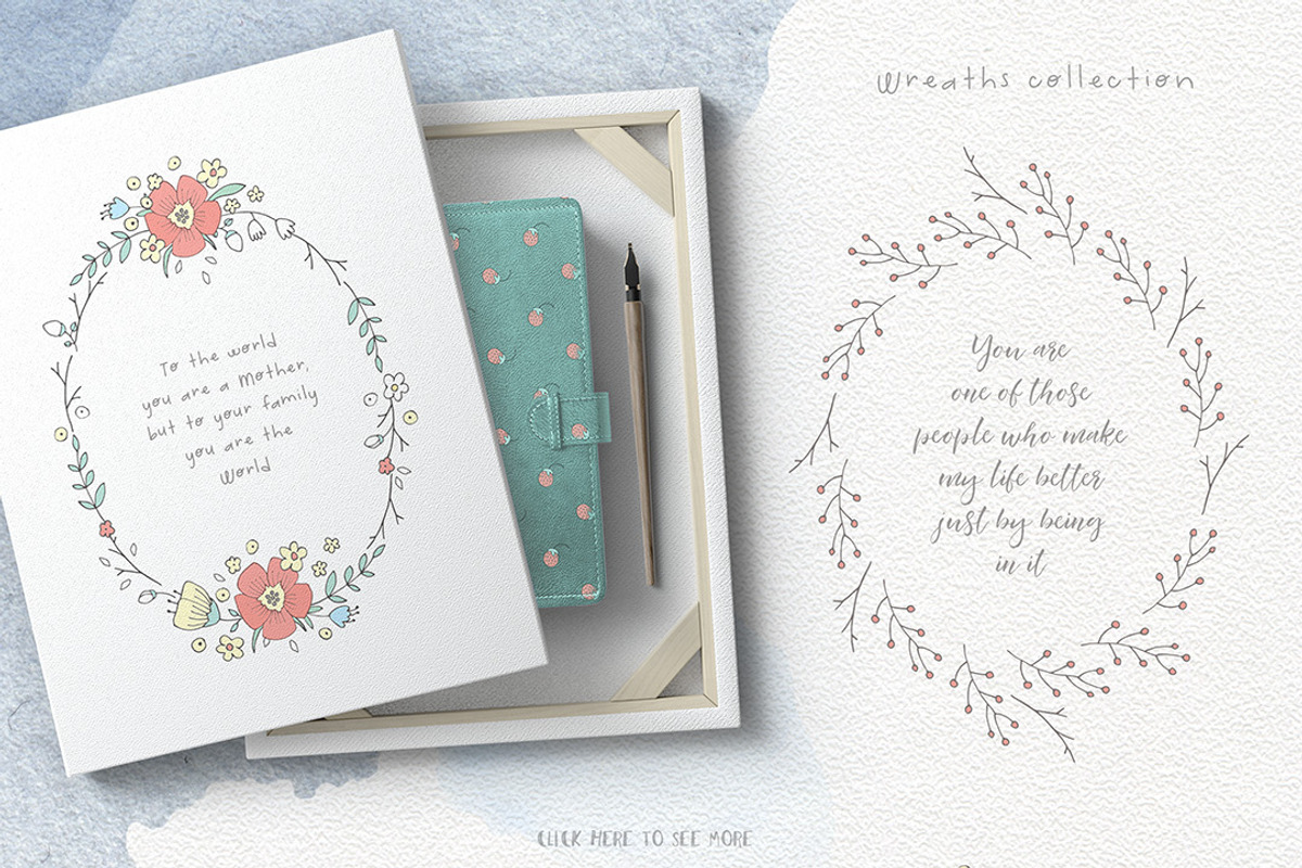 Cute Vector&Watercolor graphics, an Animal Illustration by Eva Katerina (Photo 8 of 21)