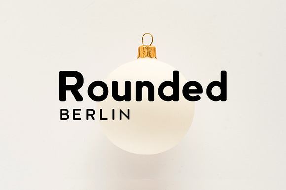 BERLIN ROUNDED - The Font Family preview 6