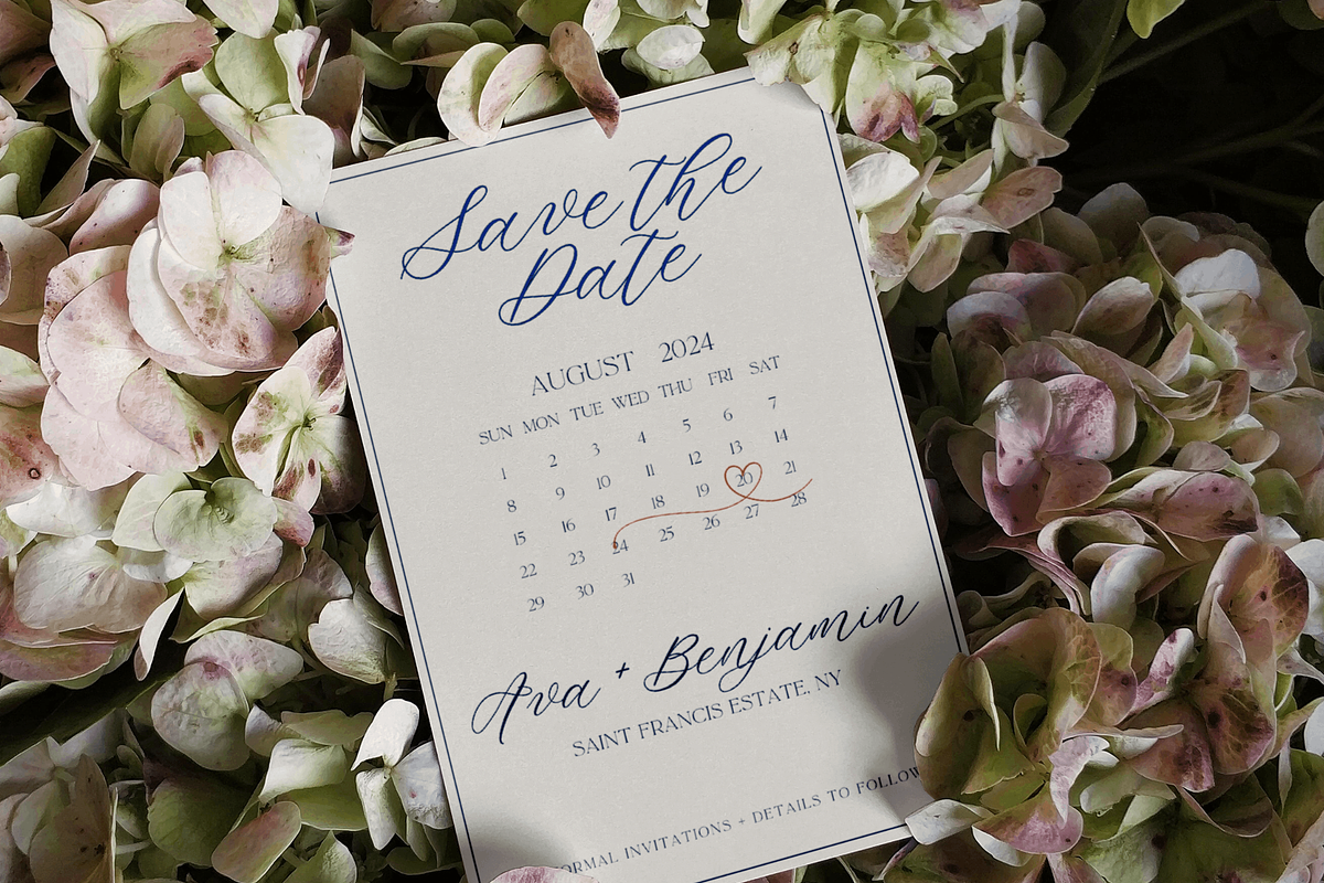 Save The Date Calendar Template, an Invitation Template by Story Native (Photo 1 of 6)