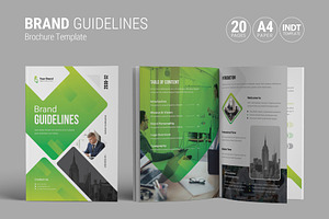 Brand Guidelines Template Design
