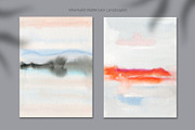 Minimalist Watercolor Landscapes, a Background Graphic by Marmoris.Arts (Thumbnail 2 of 23)