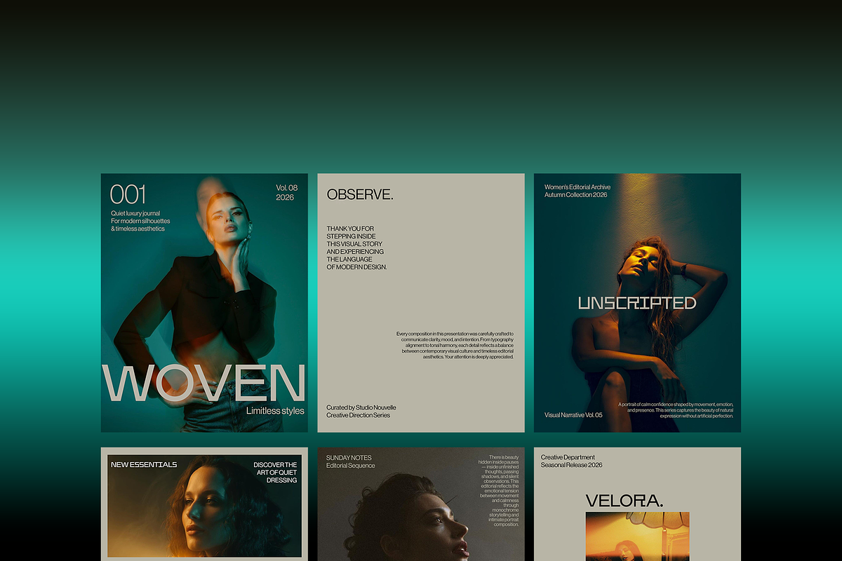 Luxury Fashion Carousel Post Design, a Social Media Template by Posterfello (Photo 2 of 3)