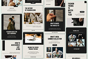 Canva Fashion Stylist Social Media, a Design Template by SecondBrain Store (Thumbnail 3 of 10)