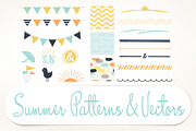 Summer Patterns & Vectors, an Object Graphic by tomodachi studio (Thumbnail 1 of 4)
