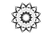 Modern Black and White Mandala Pack, a Decorative Illustration by NJ Himel (Thumbnail 44 of 101)