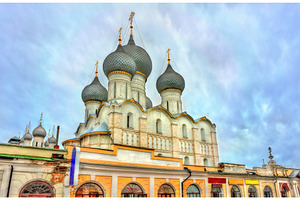 Assumption cathedral in rostov veliky yaroslavl oblast of russia stock photo, an Architecture Photo by Leonid Andronov