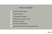 Brand Board Template, a Branding & Logo Template by Joanna Lane Designs (Thumbnail 2 of 3)