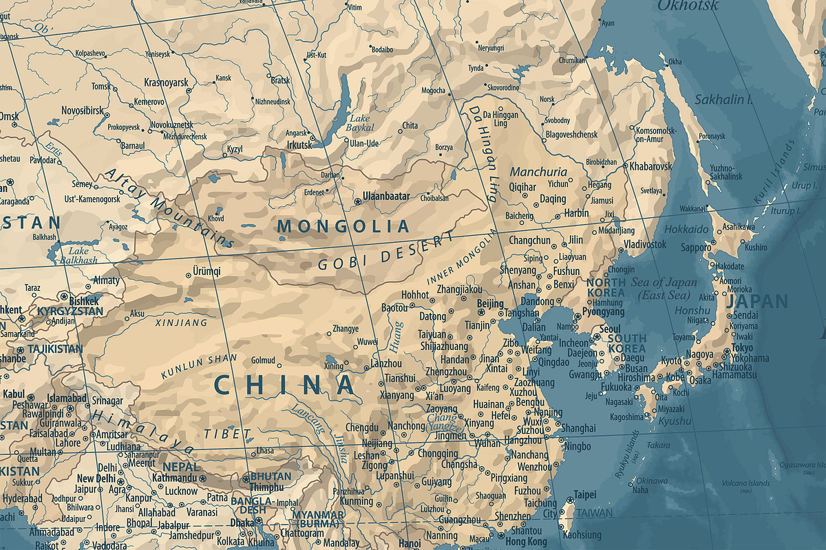 1World Map Vector.Political Worldmap, an Education Illustration by ...