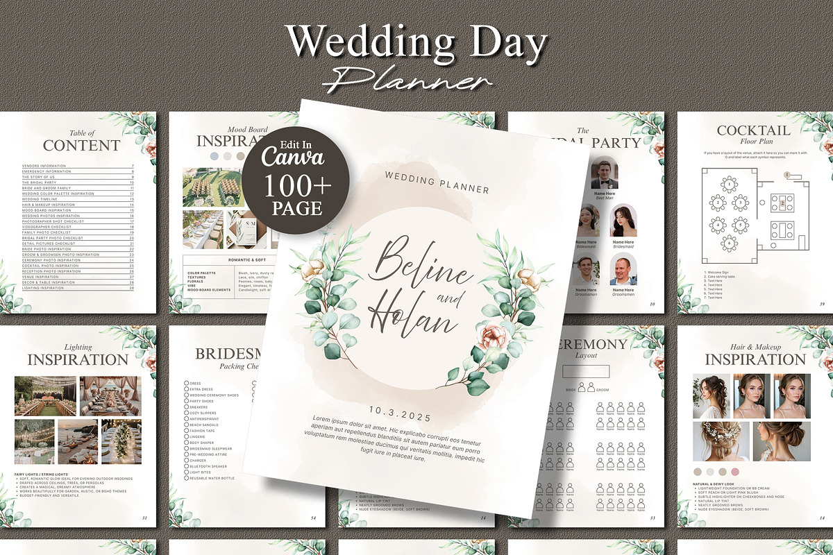 Minimalist Wedding Planner Template, a Presentation Template by SKY CREATION (Photo 1 of 6)