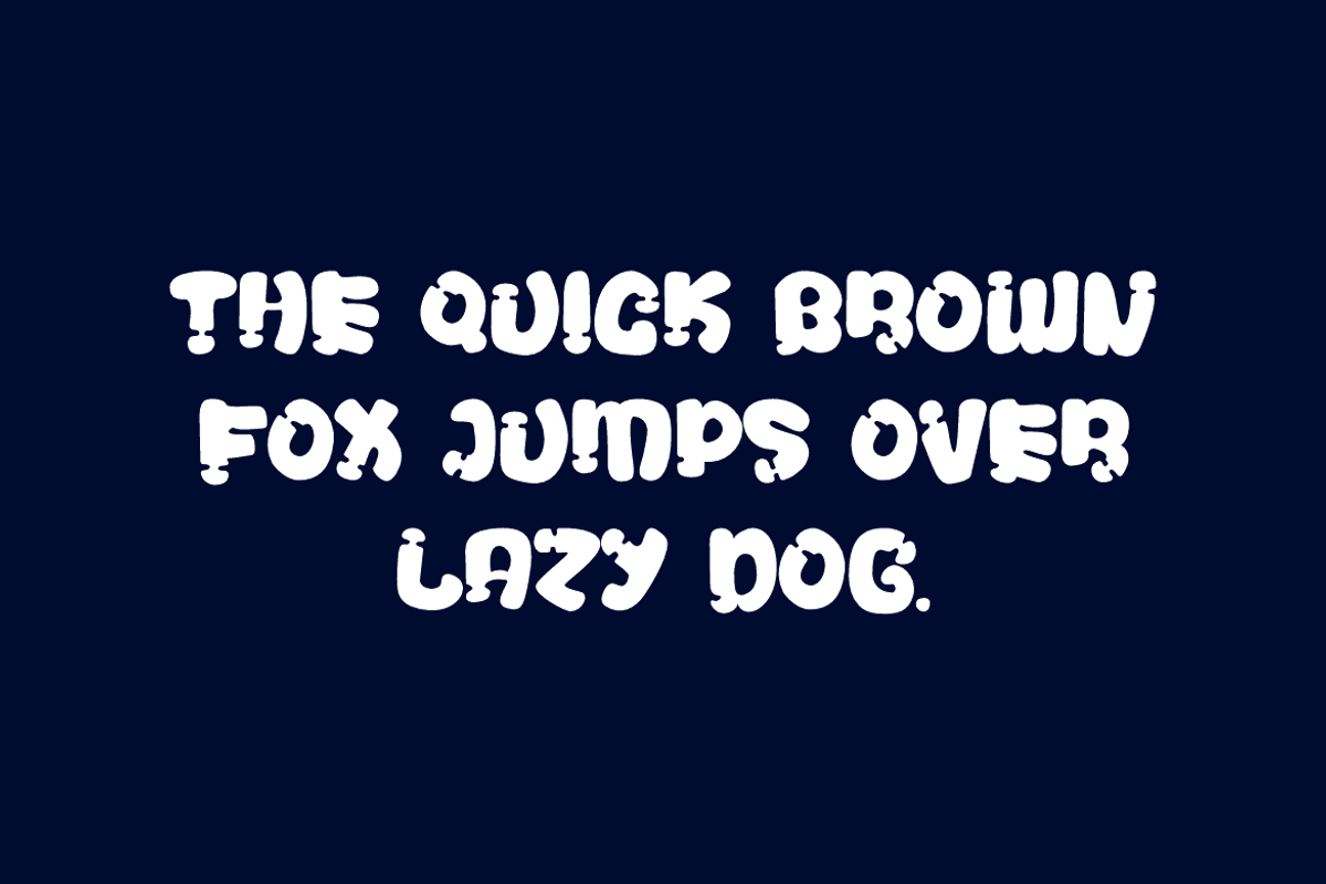 Gasho Crosy - Paint Font, a Sans Serif Font by Iqsiart Studio (Photo 3 of 7)