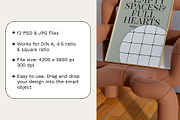 Golden Frame Mockups SIMPLA, a Household Mockup by Bonumo (Thumbnail 2 of 10)