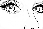 Procreate Female Portrait Creator, a Brush Add-On by OneBerryCreations (Thumbnail 6 of 9)