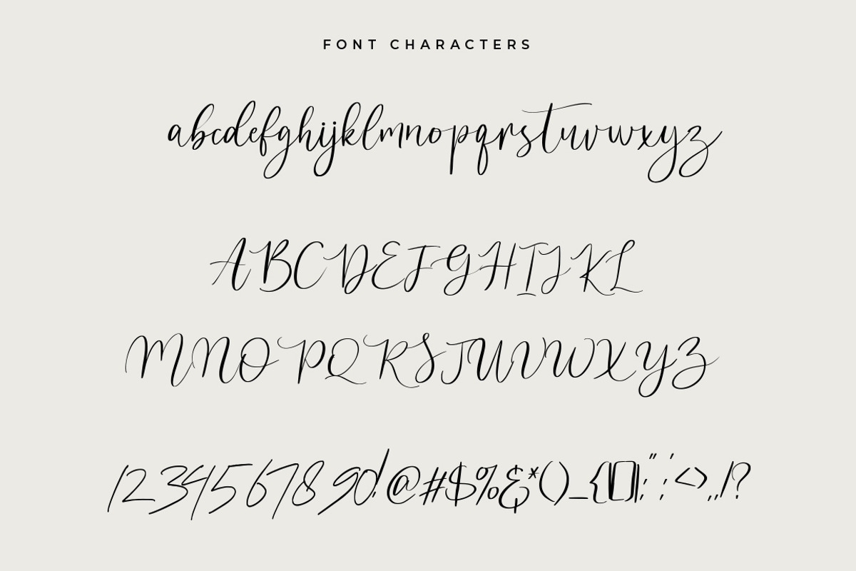 Suttimmos Script, a Script Font by Vultype Co. (Photo 10 of 10)