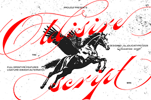 Oldisire Script | Cursive Font, a Script Font by Jolicia Type