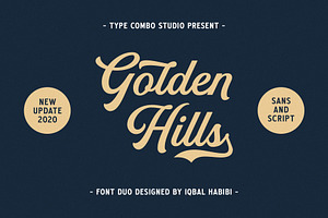 Golden Hills - Font Duo