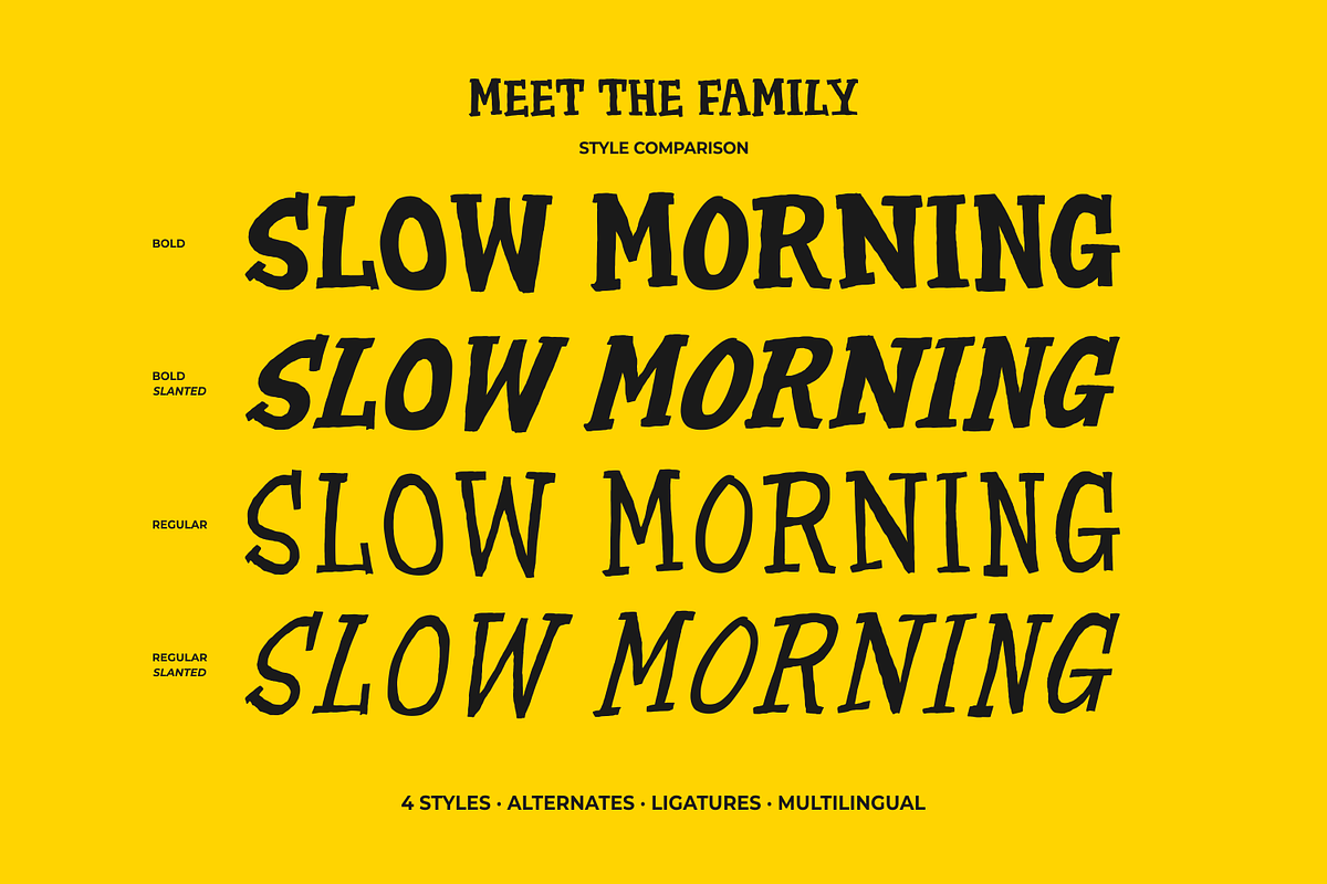 SlugSlab - Playful Slab Serif Family, a Slab Serif Font by agnyhasyastudio (Photo 11 of 18)