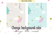 Boho Instagram Seamless Puzzle, a Social Media Template by Instagram templates E.B. (Thumbnail 3 of 5)