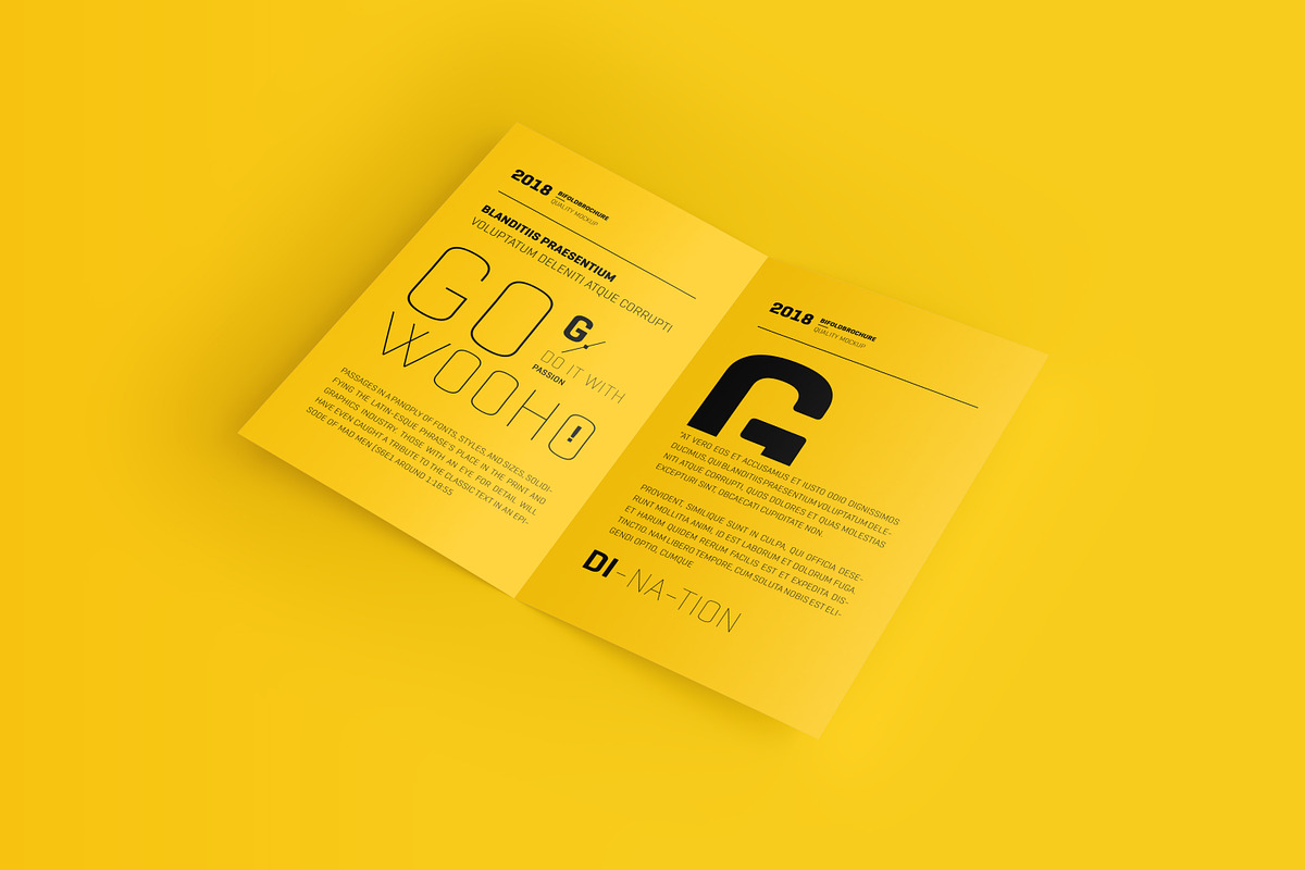 US Letter Bifold Brochure Mockup, a Mockup by Toasin Studio (Photo 4 of 8)