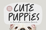 Cute Puppies - Handwritten Font, a Handwritten Font by Letterative Studio (Thumbnail 1 of 5)