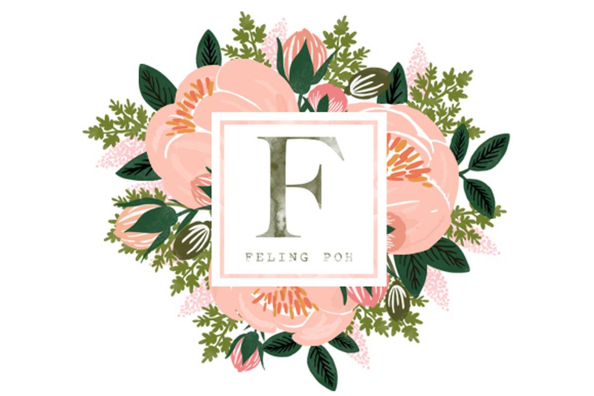 Peony Wedding Bouquet, an Illustration by hellopop design (Photo 1 of 2)