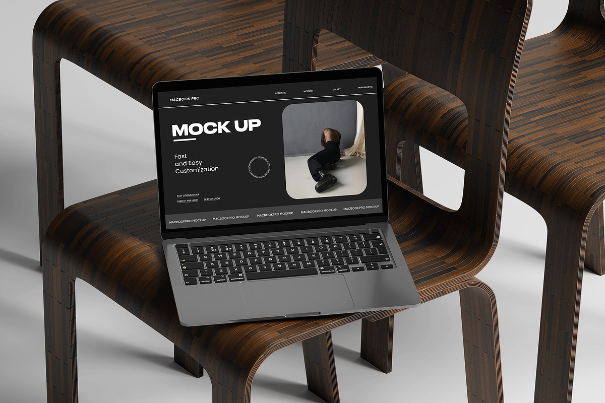 10 PSD Minimalist MacBook Mockup, a Mac Mockup by East Gallery (Photo 3 of 10)