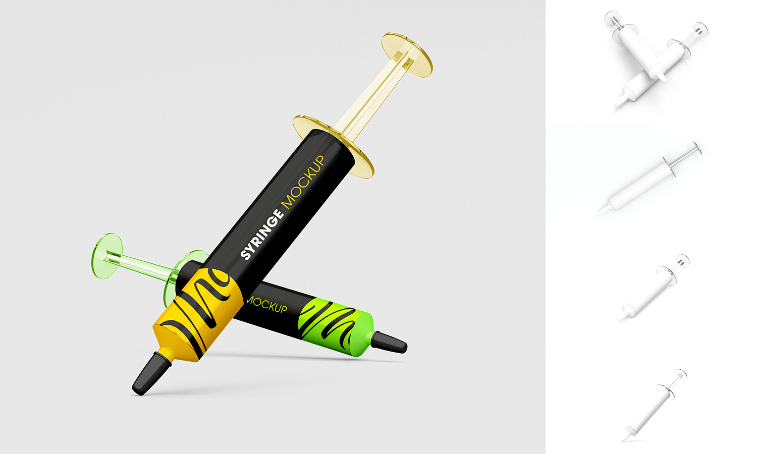 Syringe Mockup Set