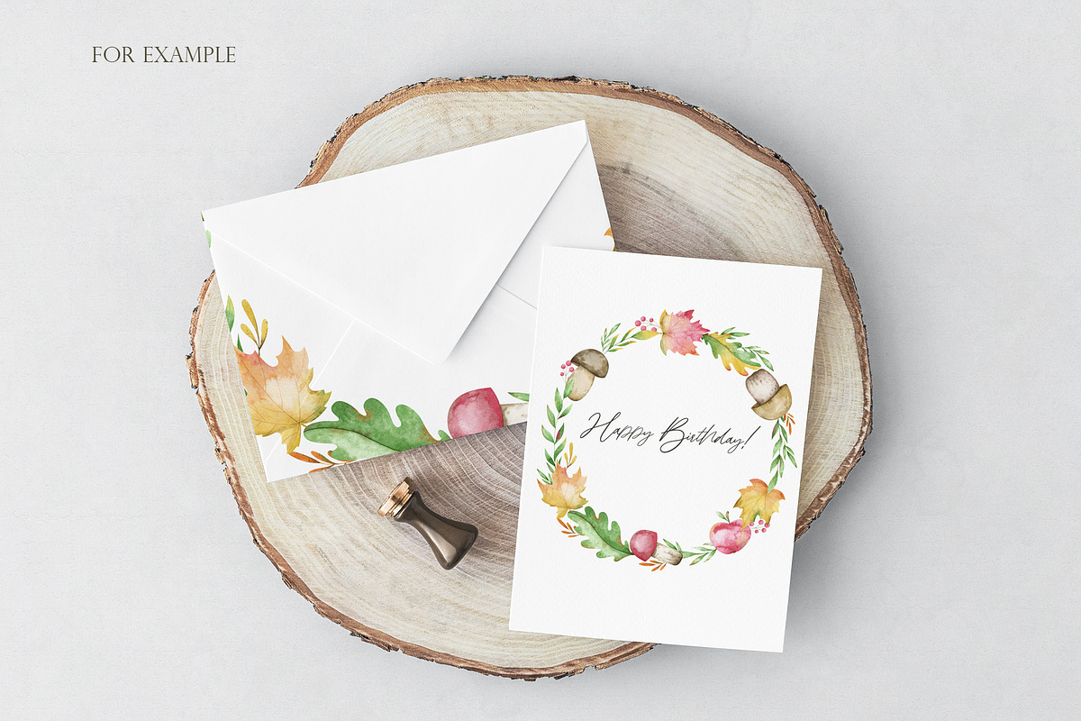 Watercolor fall clipart, an Object Graphic by OrangePeafowlArt (Photo 11 of 13)