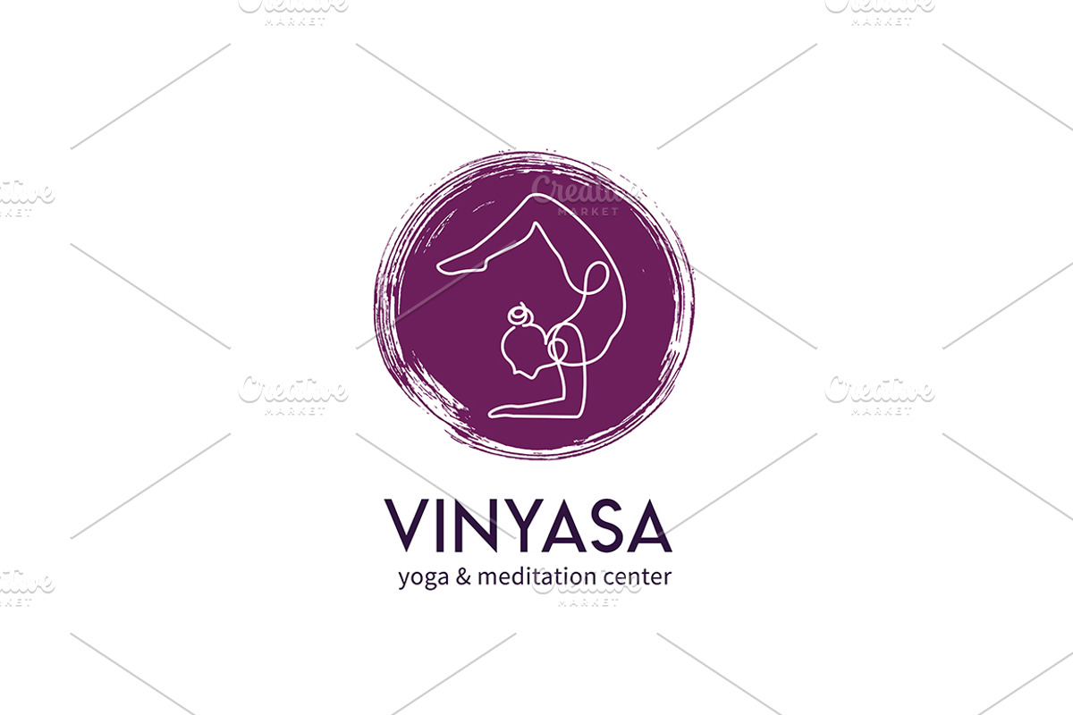 Yoga Center Logo, an Icon by tetiana.svirska (Photo 1 of 2)