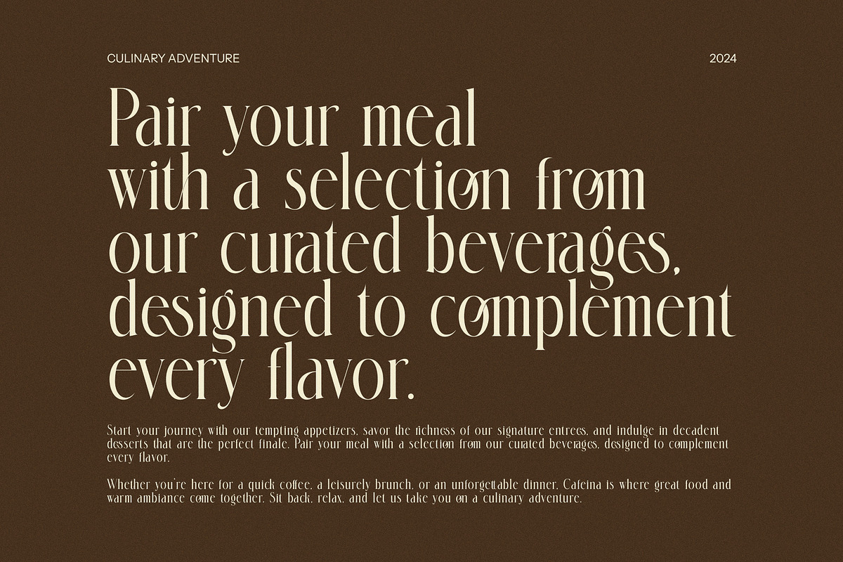 Mesgka Elegant Serif Font, a Serif Font by Perfectype (Photo 6 of 8)